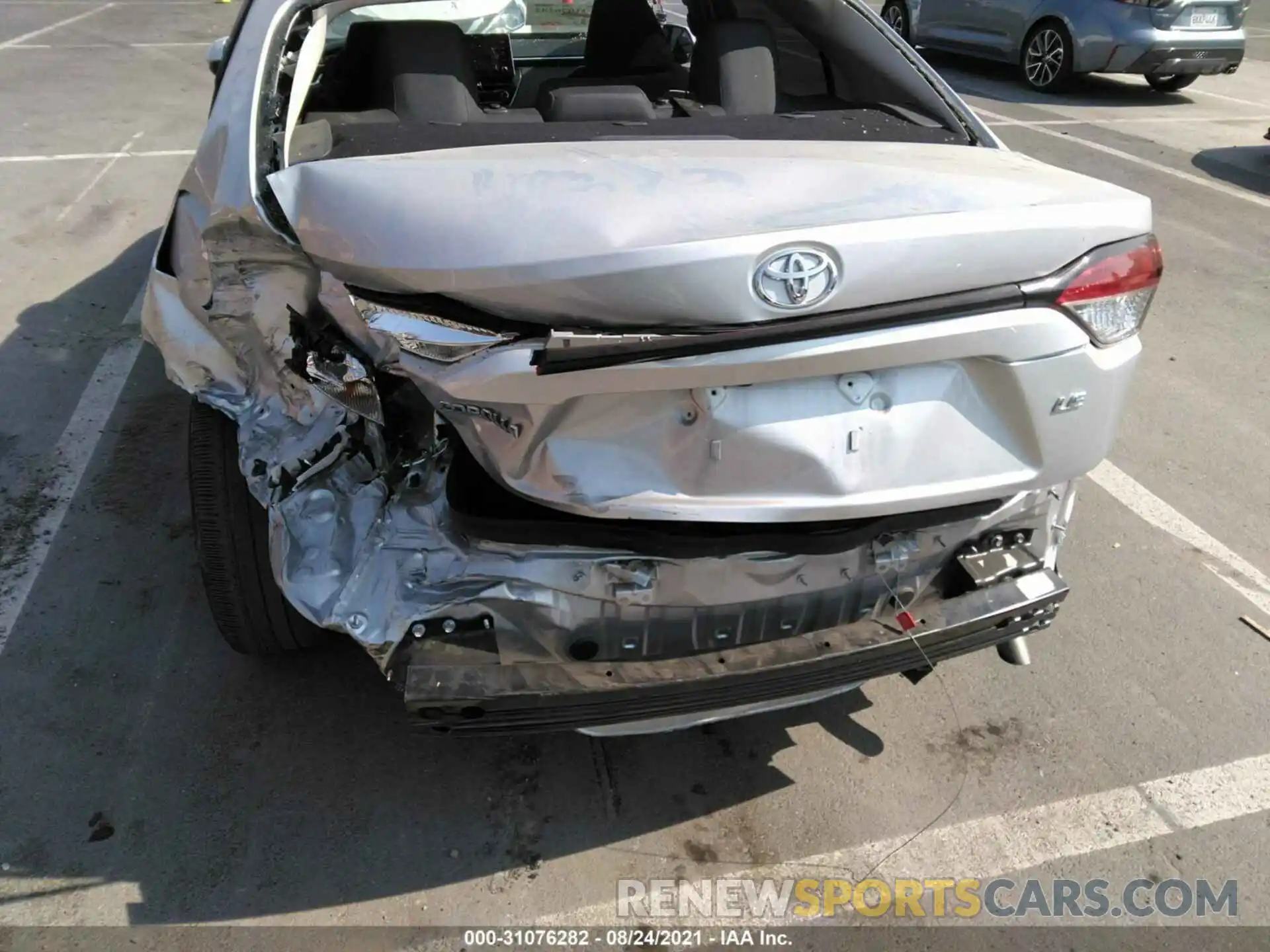 6 Photograph of a damaged car JTDEPRAE2LJ012231 TOYOTA COROLLA 2020