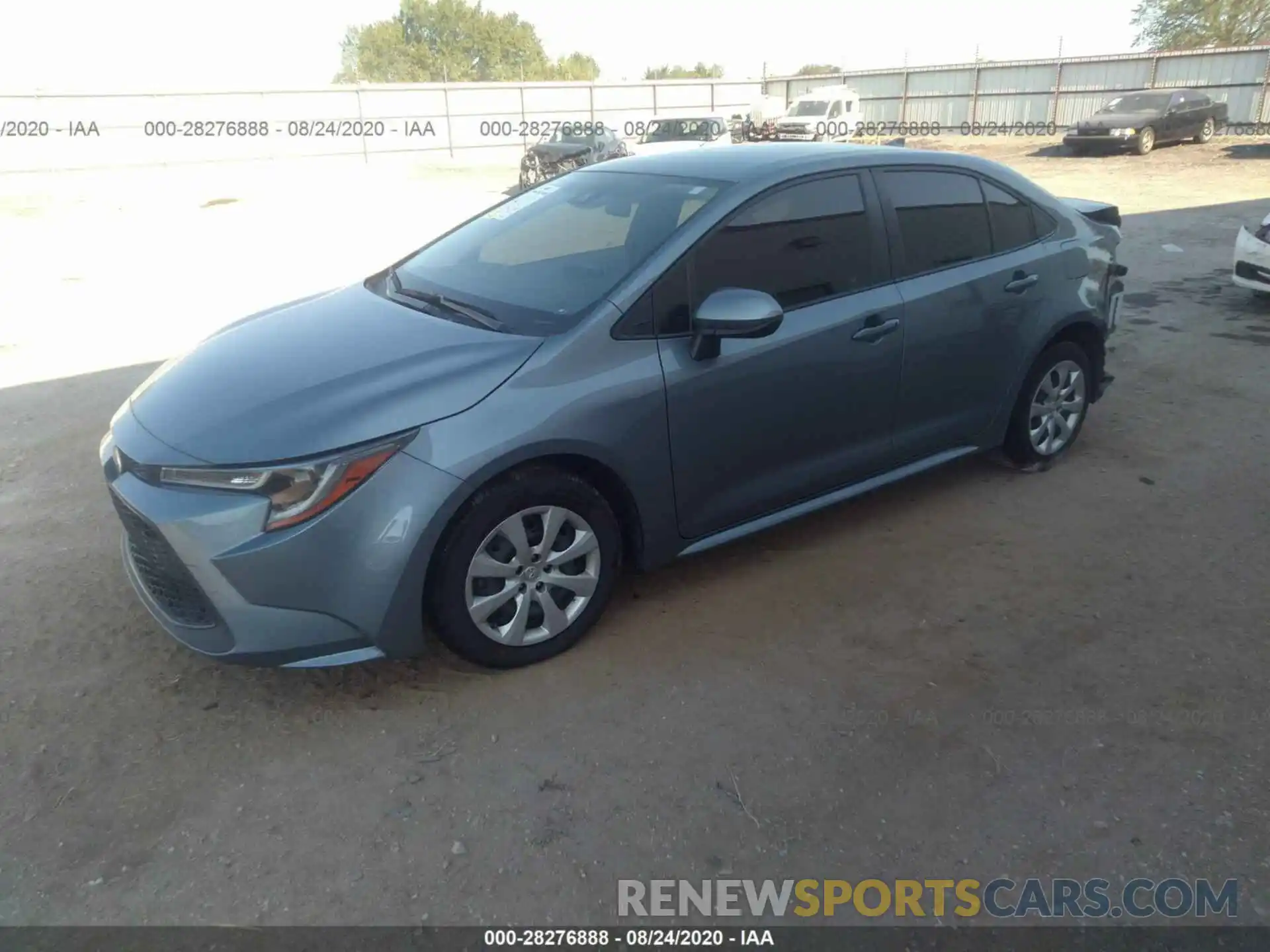 2 Photograph of a damaged car JTDEPRAE2LJ014609 TOYOTA COROLLA 2020