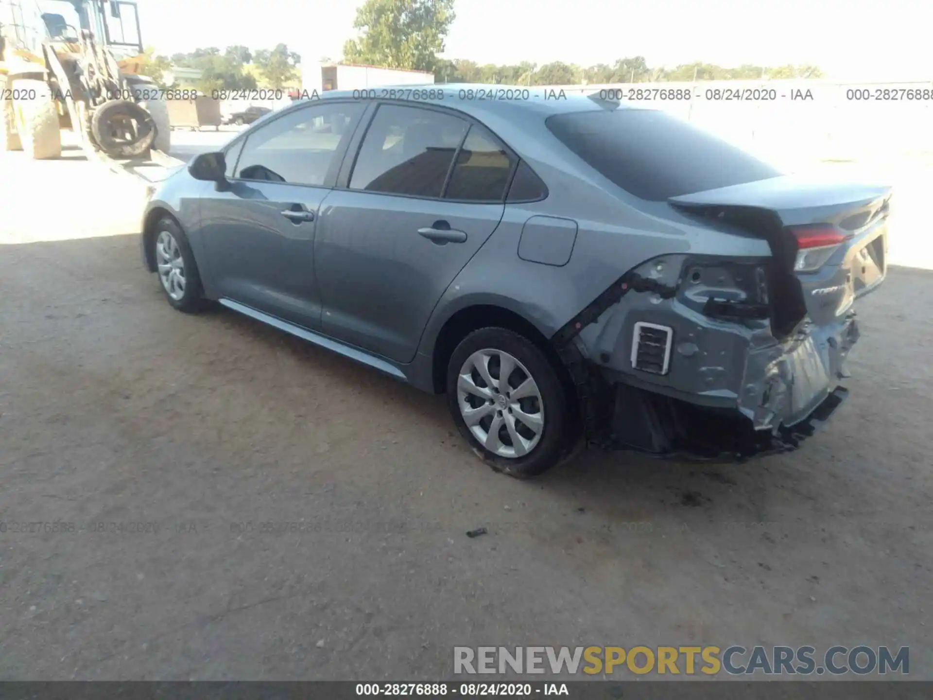 3 Photograph of a damaged car JTDEPRAE2LJ014609 TOYOTA COROLLA 2020