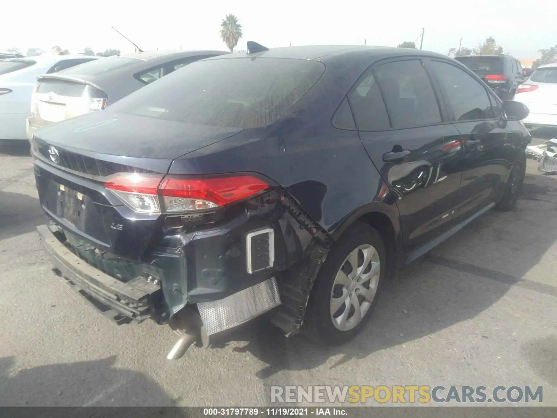 4 Photograph of a damaged car JTDEPRAE2LJ014688 TOYOTA COROLLA 2020