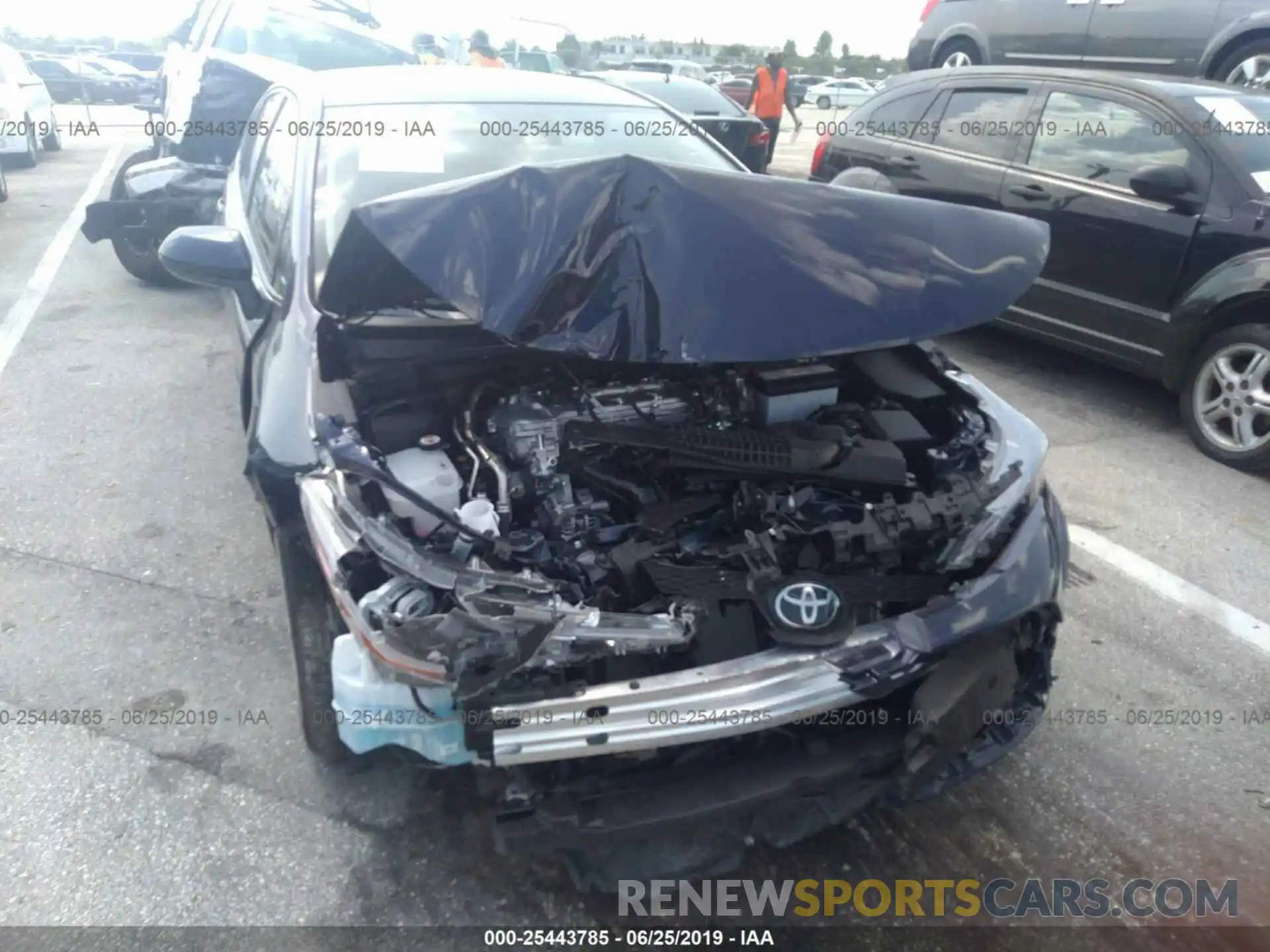 6 Photograph of a damaged car JTDEPRAE2LJ015095 TOYOTA COROLLA 2020