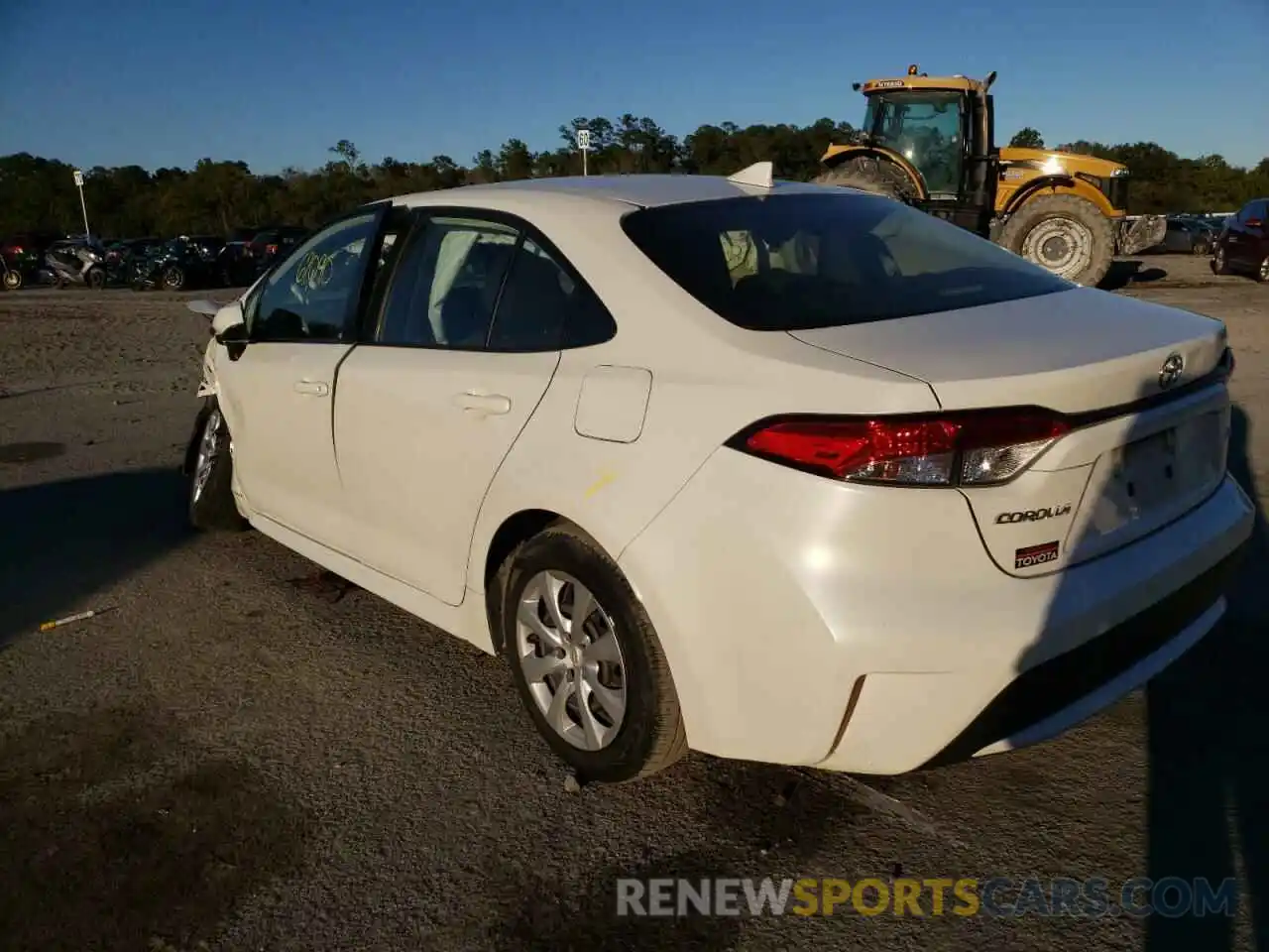 3 Photograph of a damaged car JTDEPRAE2LJ015453 TOYOTA COROLLA 2020