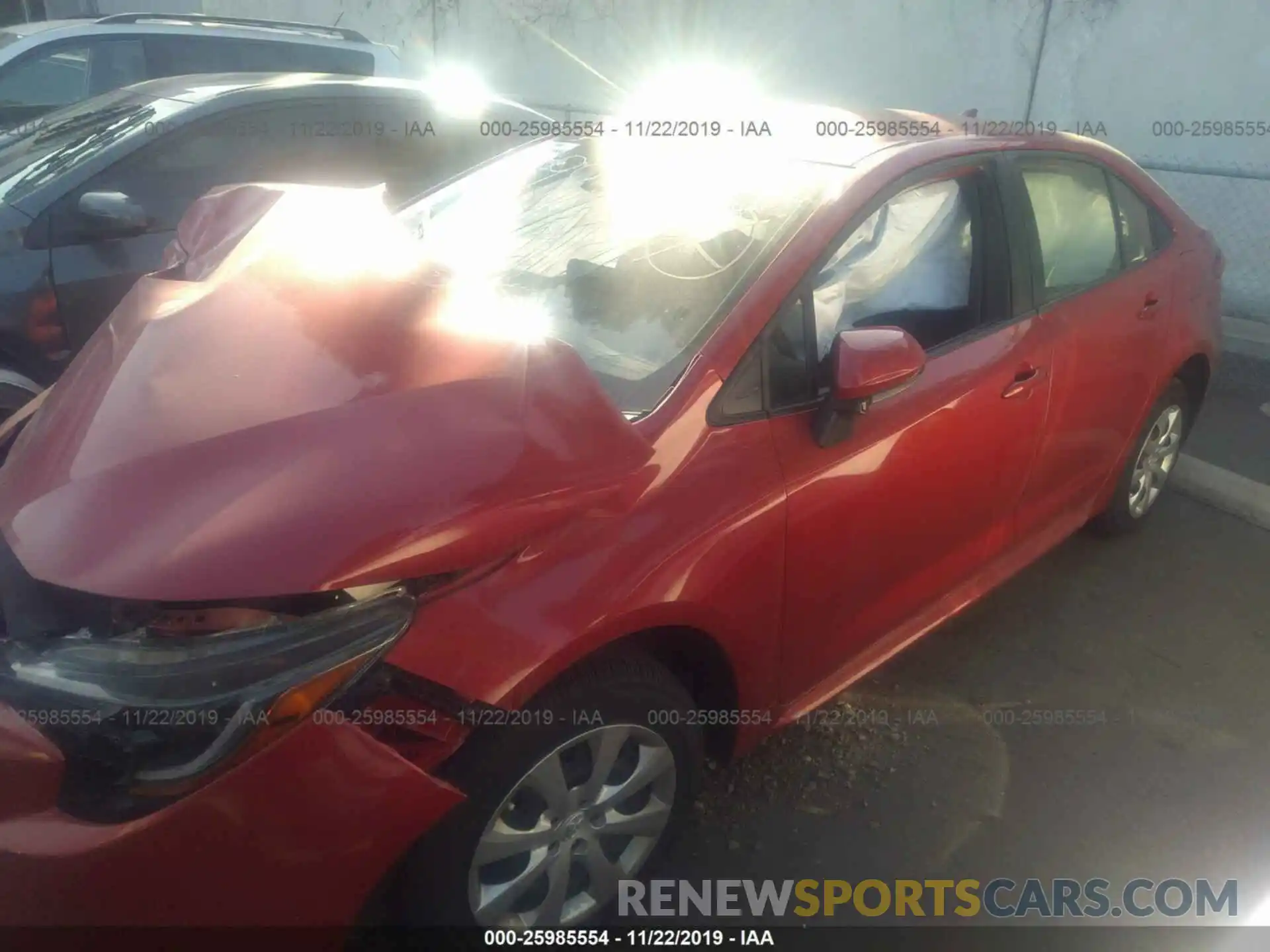 2 Photograph of a damaged car JTDEPRAE2LJ015985 TOYOTA COROLLA 2020