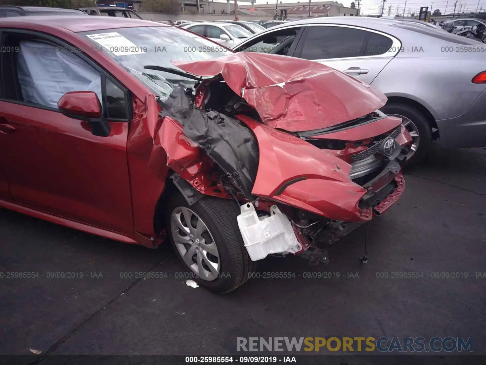 6 Photograph of a damaged car JTDEPRAE2LJ015985 TOYOTA COROLLA 2020