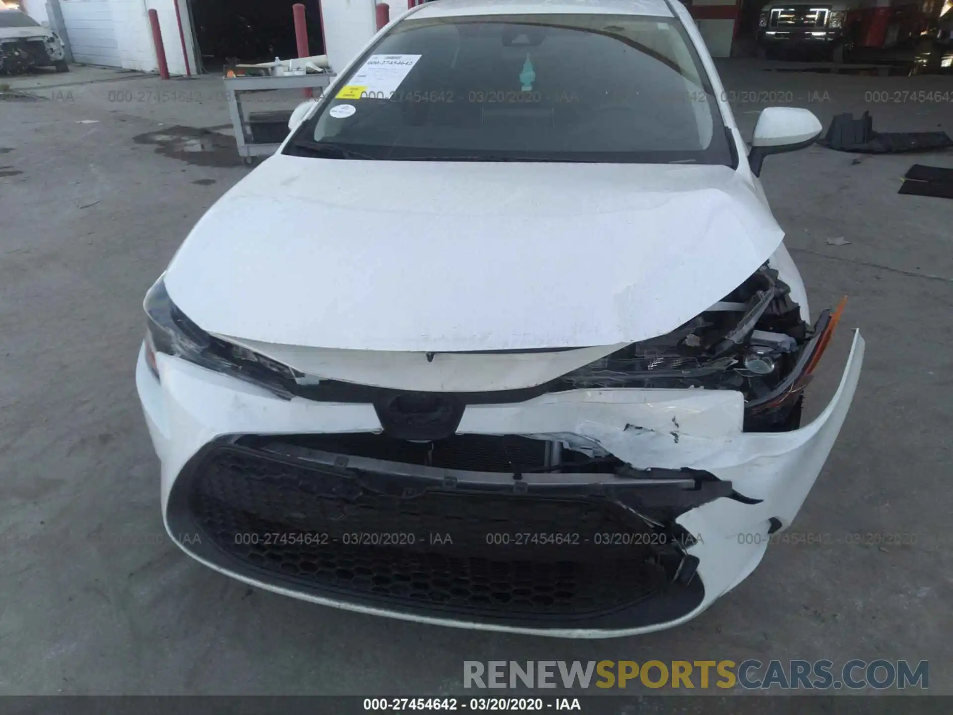 6 Photograph of a damaged car JTDEPRAE2LJ016280 TOYOTA COROLLA 2020