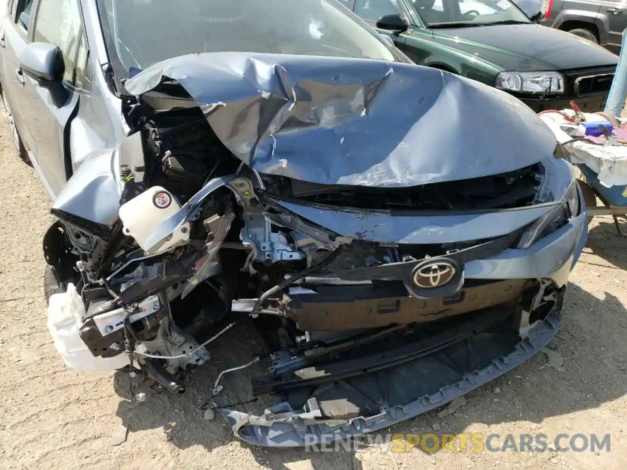 9 Photograph of a damaged car JTDEPRAE2LJ016537 TOYOTA COROLLA 2020