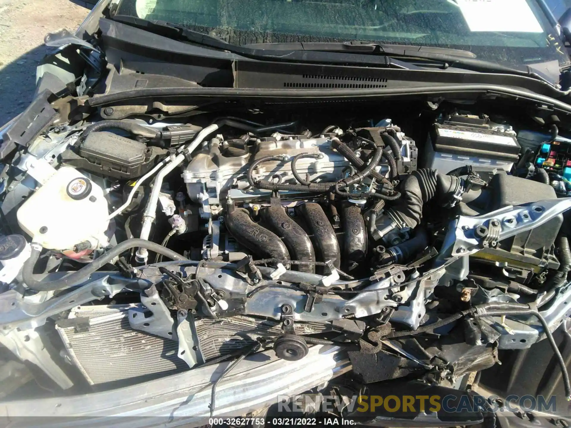 10 Photograph of a damaged car JTDEPRAE2LJ016750 TOYOTA COROLLA 2020