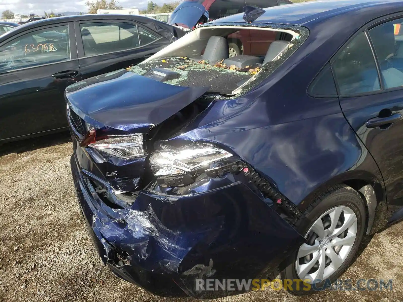 9 Photograph of a damaged car JTDEPRAE2LJ016814 TOYOTA COROLLA 2020