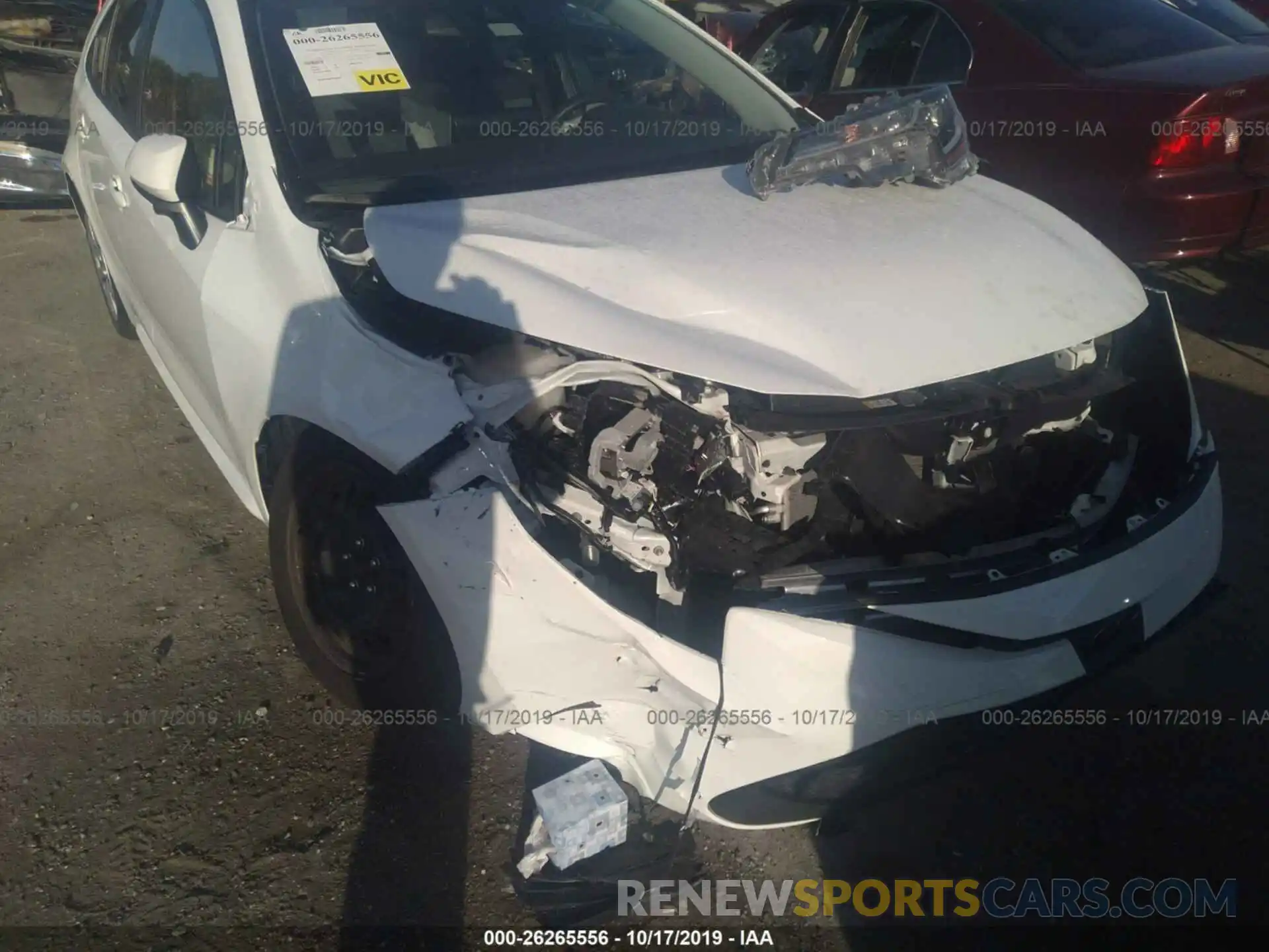 6 Photograph of a damaged car JTDEPRAE2LJ017266 TOYOTA COROLLA 2020