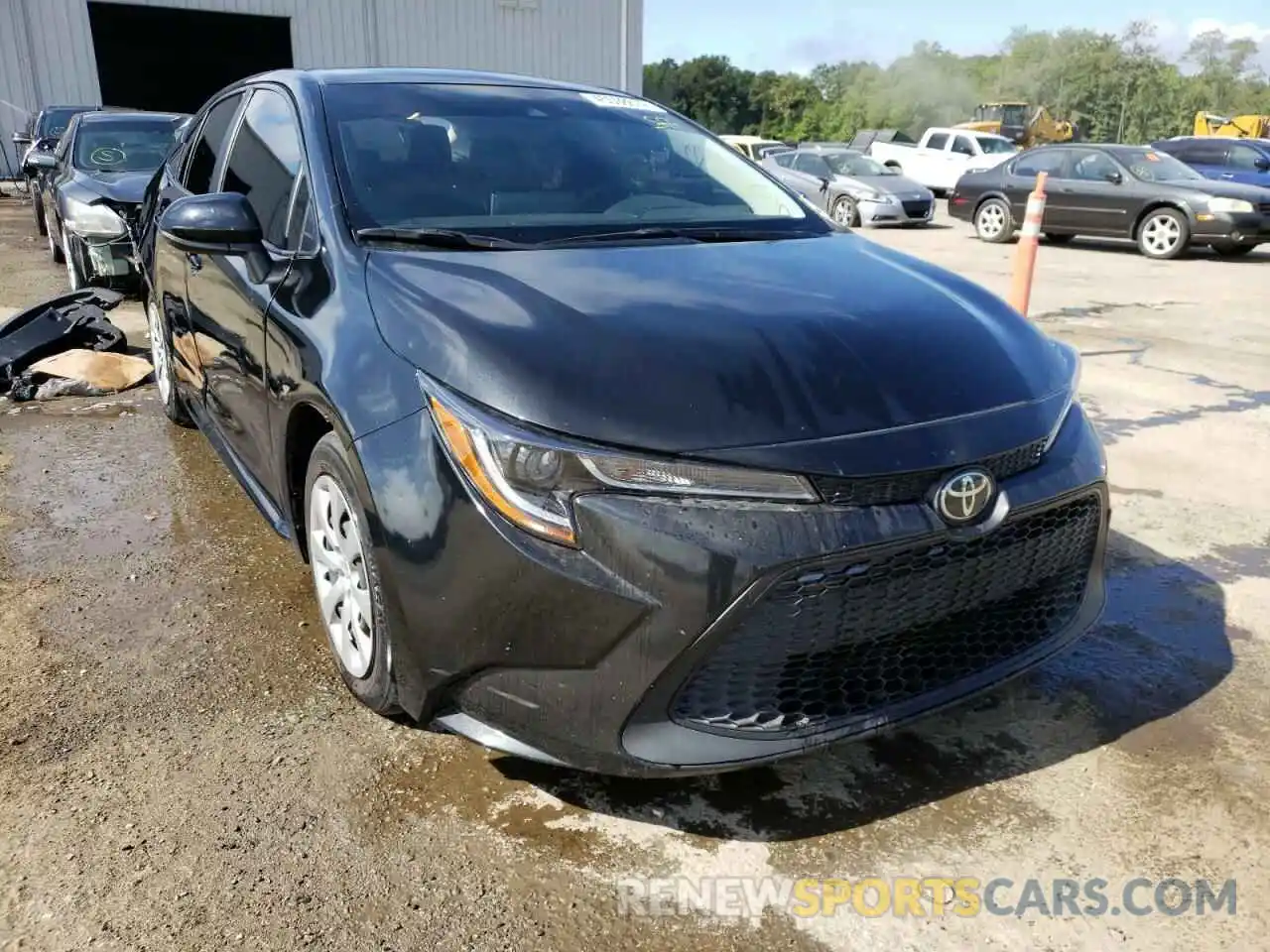 1 Photograph of a damaged car JTDEPRAE2LJ017560 TOYOTA COROLLA 2020