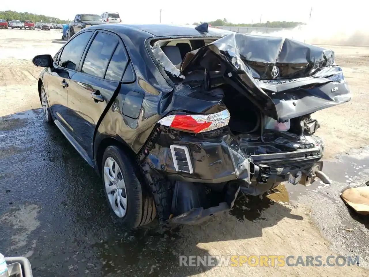 3 Photograph of a damaged car JTDEPRAE2LJ017560 TOYOTA COROLLA 2020