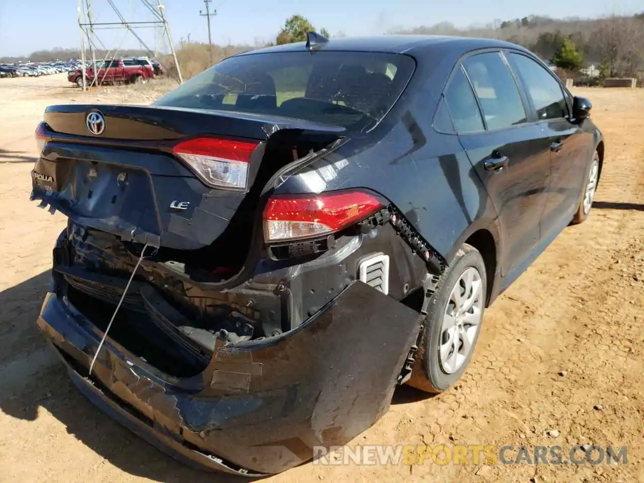 4 Photograph of a damaged car JTDEPRAE2LJ017736 TOYOTA COROLLA 2020