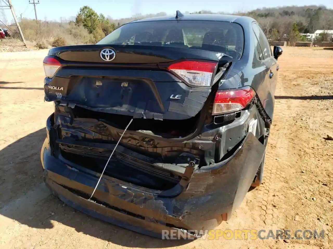 9 Photograph of a damaged car JTDEPRAE2LJ017736 TOYOTA COROLLA 2020