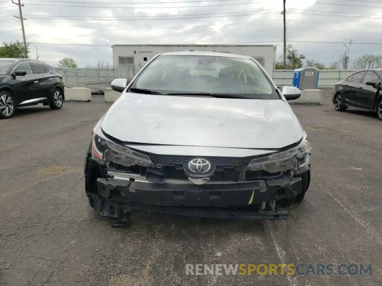 9 Photograph of a damaged car JTDEPRAE2LJ017848 TOYOTA COROLLA 2020