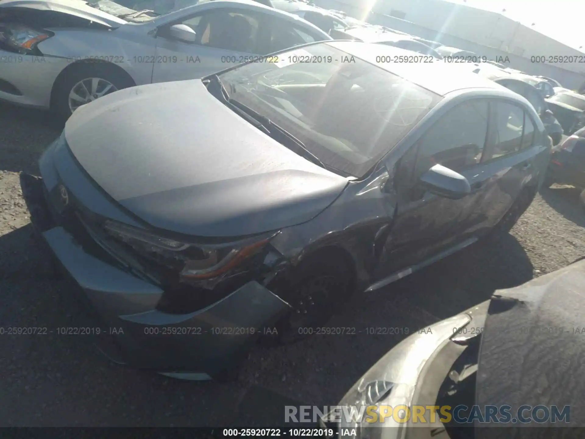 2 Photograph of a damaged car JTDEPRAE2LJ018269 TOYOTA COROLLA 2020