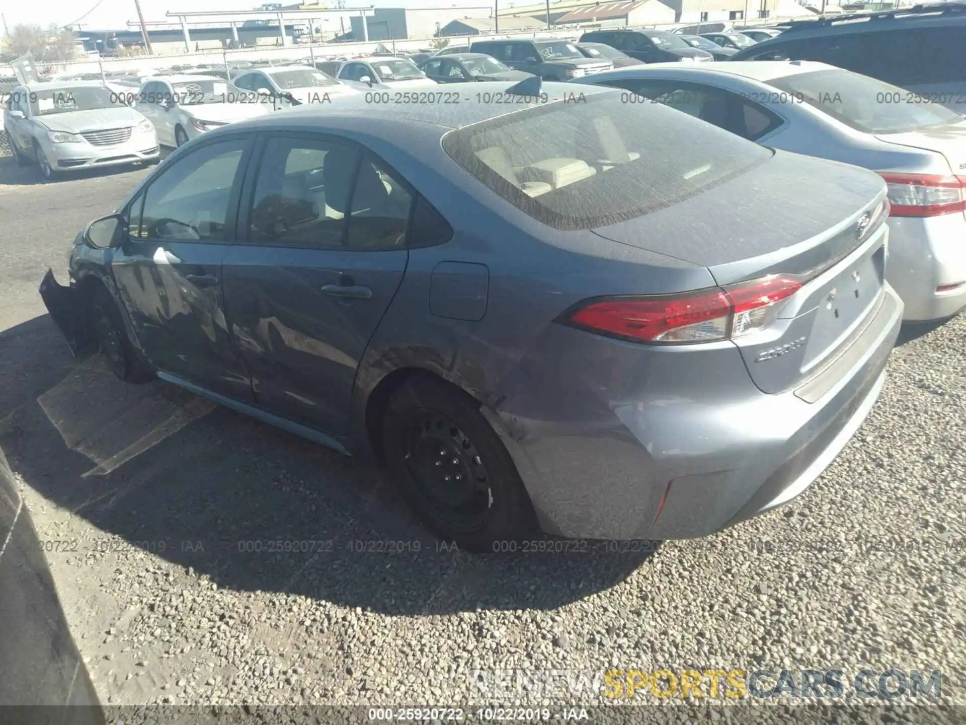 3 Photograph of a damaged car JTDEPRAE2LJ018269 TOYOTA COROLLA 2020