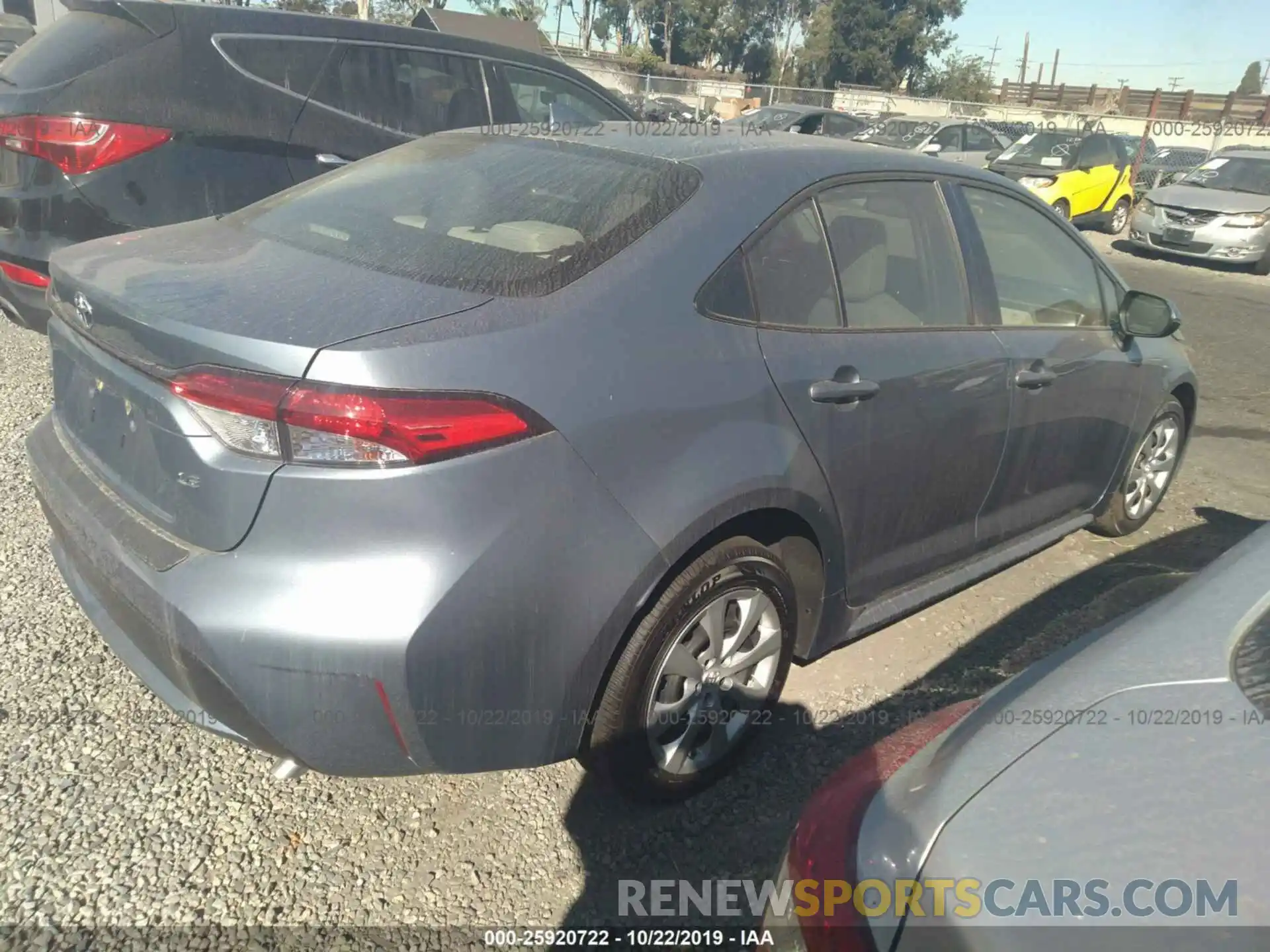 4 Photograph of a damaged car JTDEPRAE2LJ018269 TOYOTA COROLLA 2020