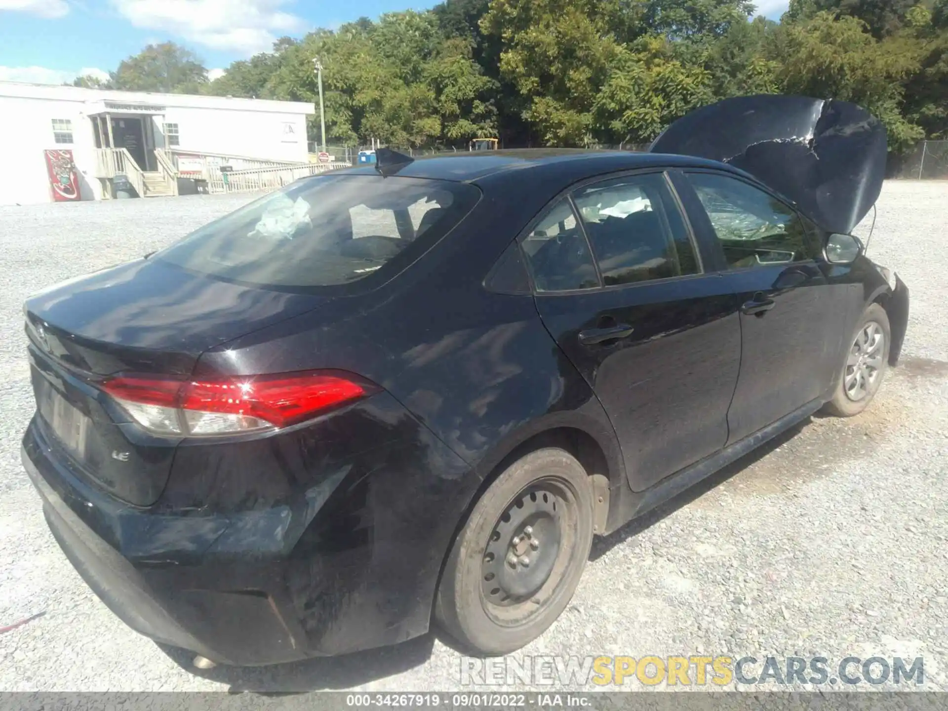 4 Photograph of a damaged car JTDEPRAE2LJ018398 TOYOTA COROLLA 2020