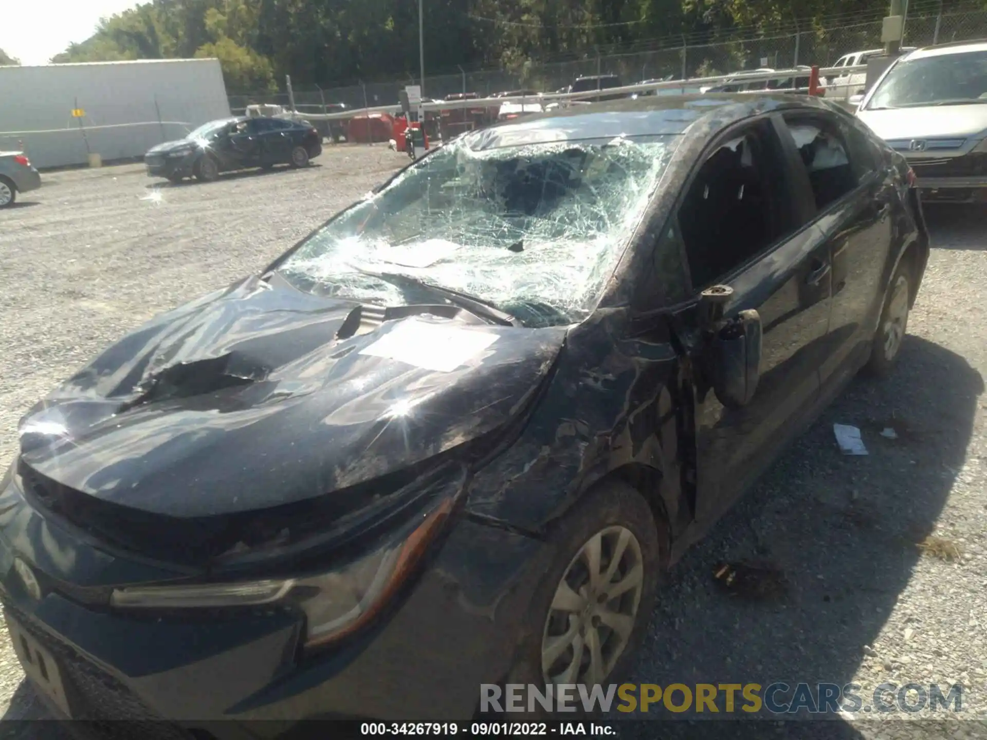 6 Photograph of a damaged car JTDEPRAE2LJ018398 TOYOTA COROLLA 2020