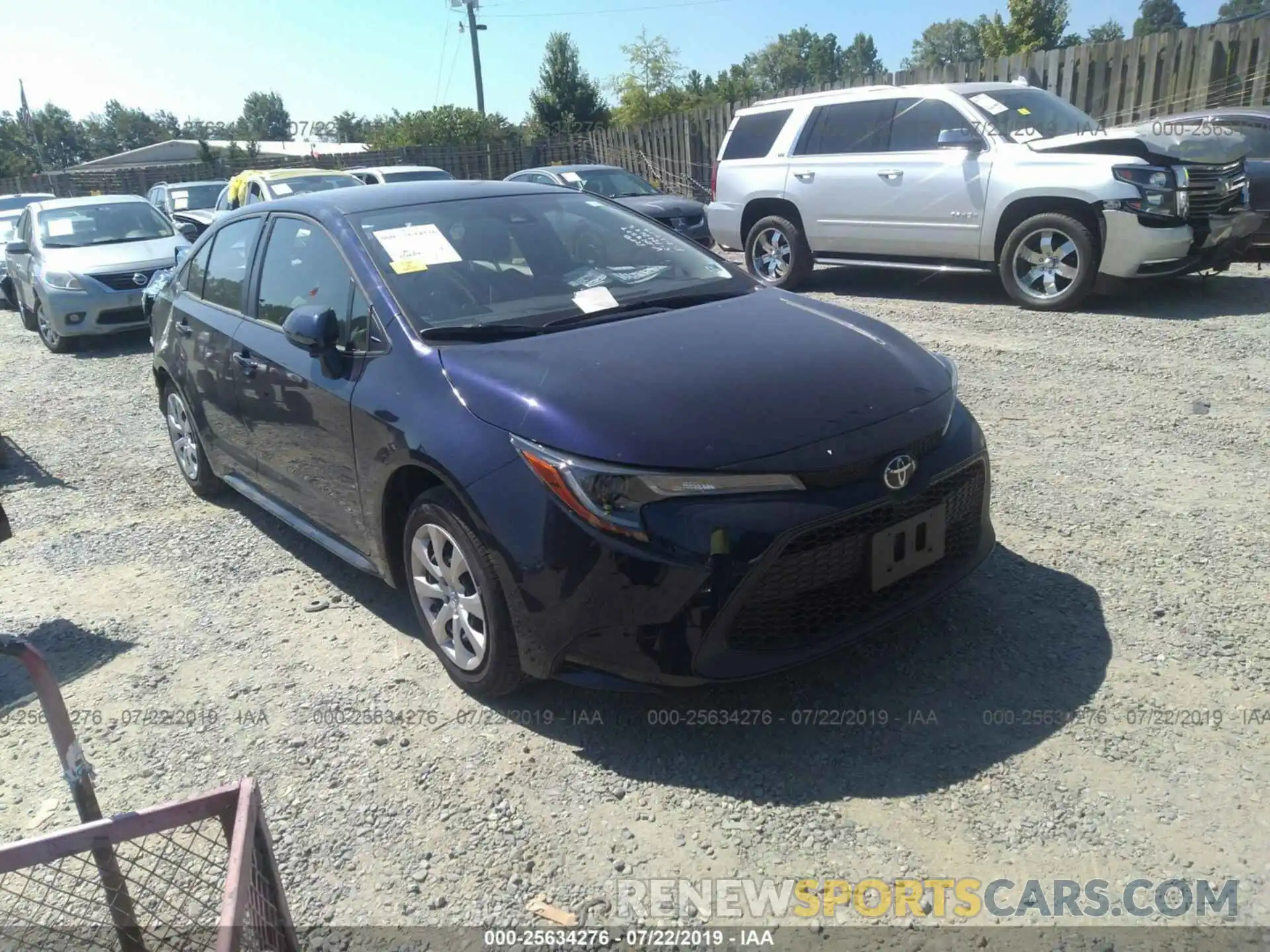 1 Photograph of a damaged car JTDEPRAE2LJ018529 TOYOTA COROLLA 2020