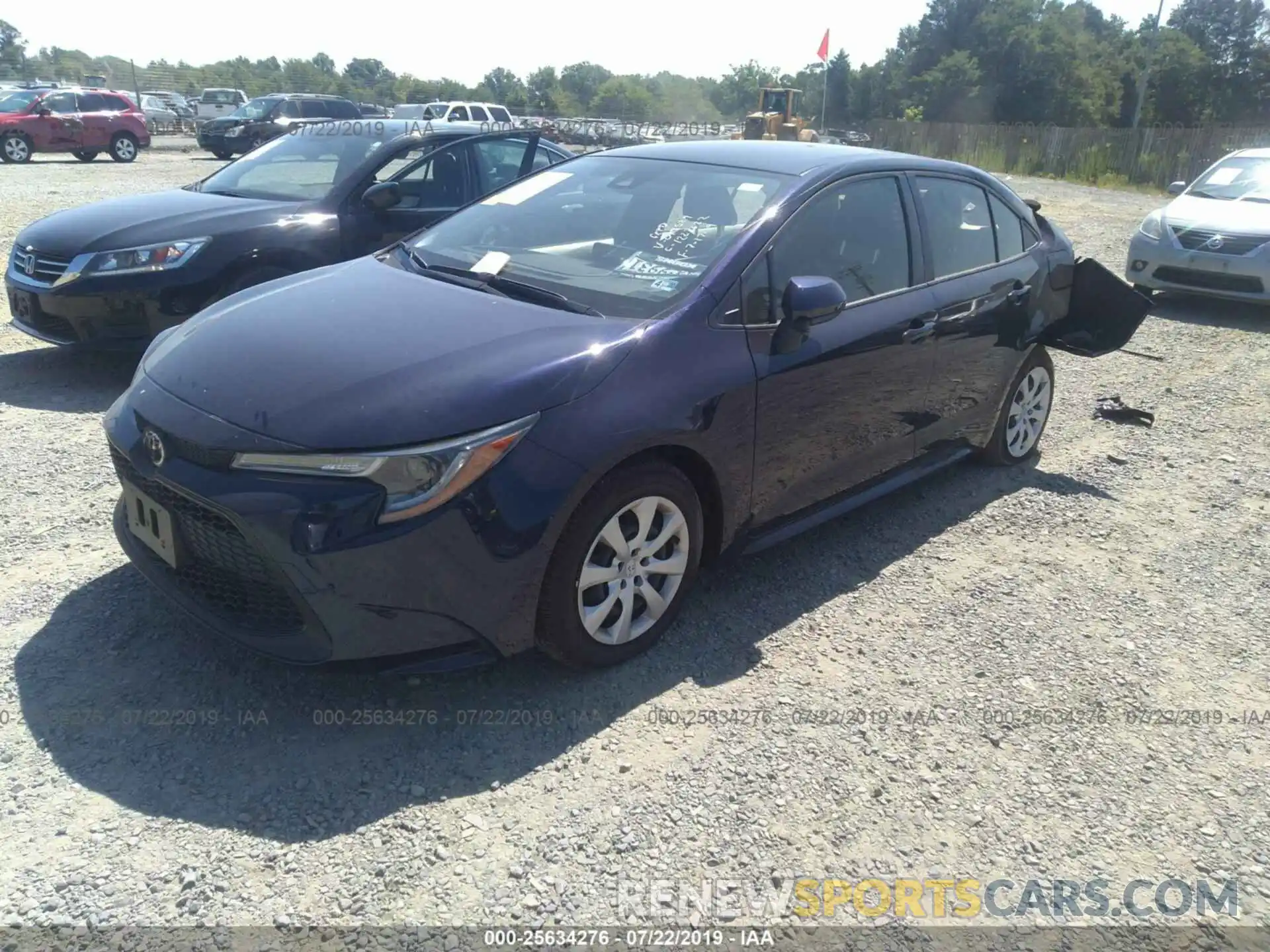 2 Photograph of a damaged car JTDEPRAE2LJ018529 TOYOTA COROLLA 2020