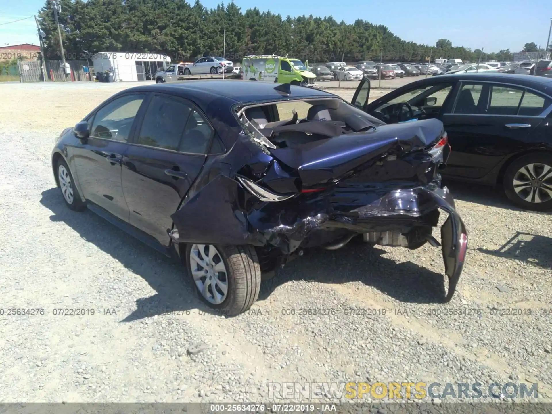 3 Photograph of a damaged car JTDEPRAE2LJ018529 TOYOTA COROLLA 2020