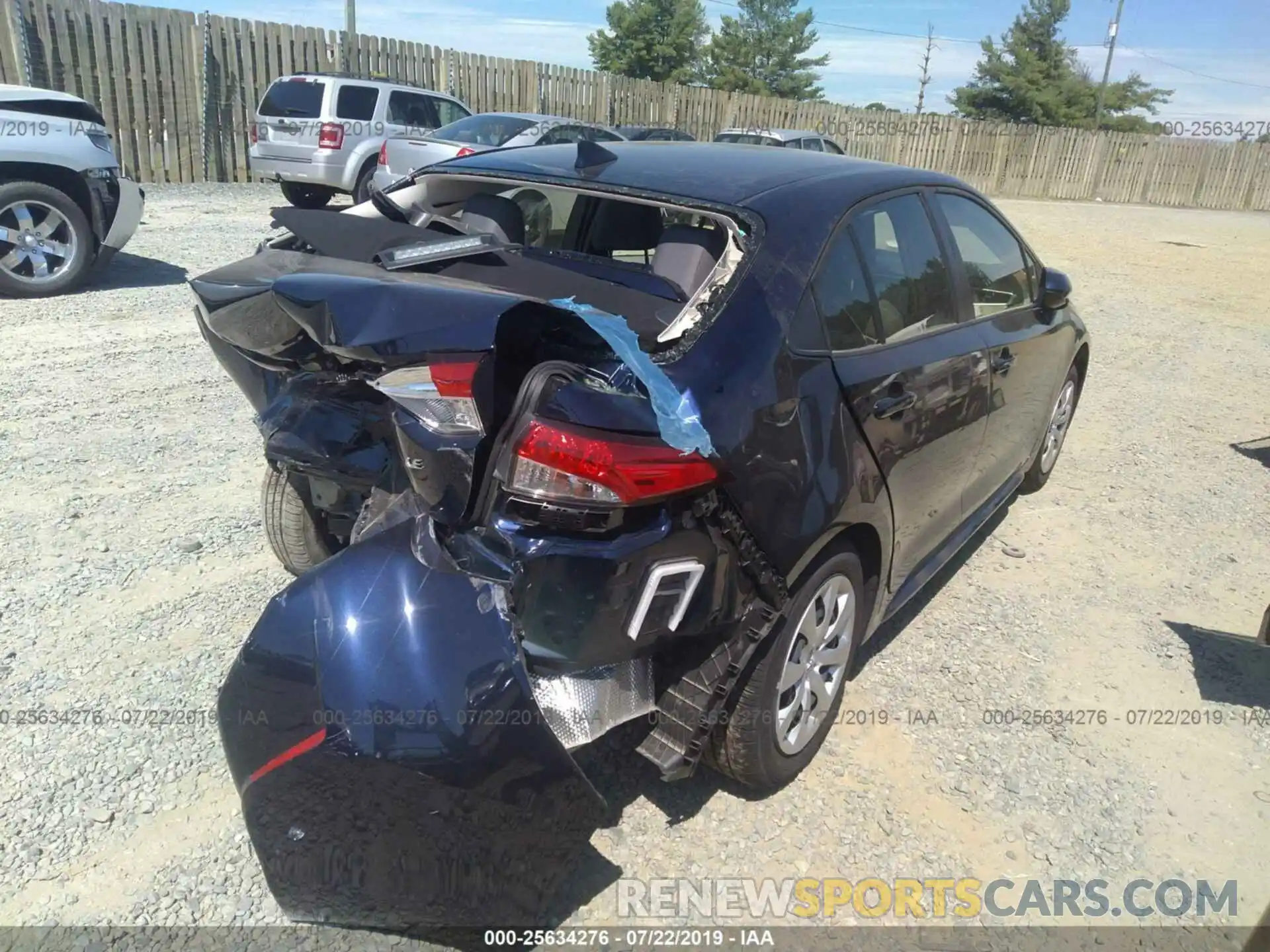 4 Photograph of a damaged car JTDEPRAE2LJ018529 TOYOTA COROLLA 2020