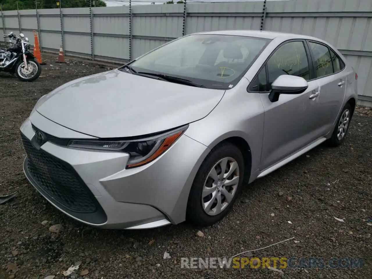 2 Photograph of a damaged car JTDEPRAE2LJ018658 TOYOTA COROLLA 2020