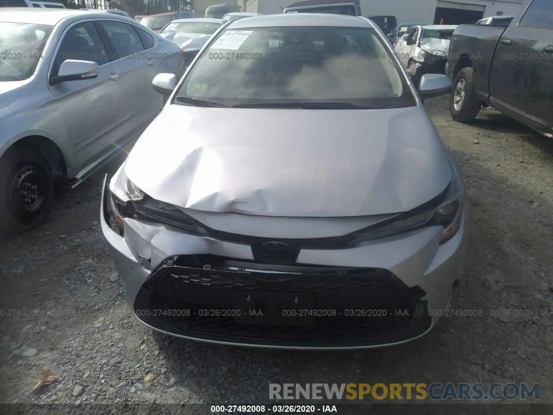 6 Photograph of a damaged car JTDEPRAE2LJ018689 TOYOTA COROLLA 2020