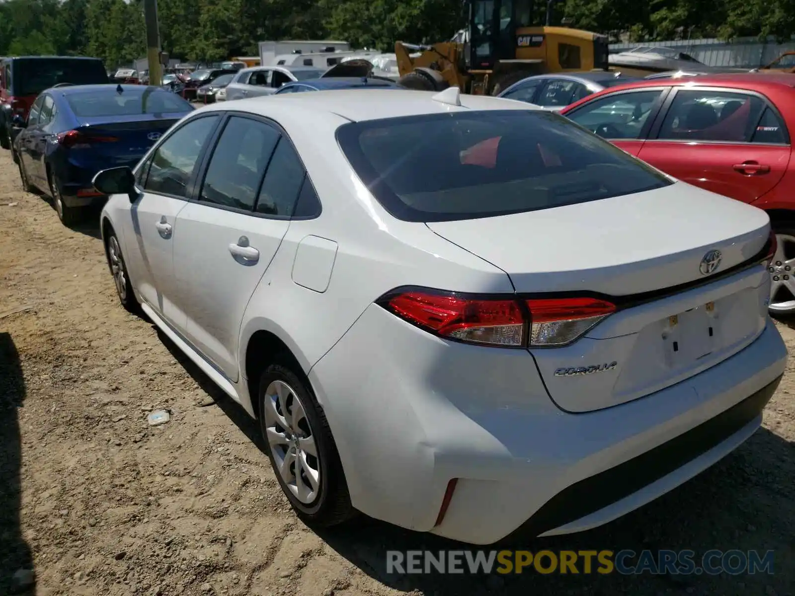 3 Photograph of a damaged car JTDEPRAE2LJ019082 TOYOTA COROLLA 2020