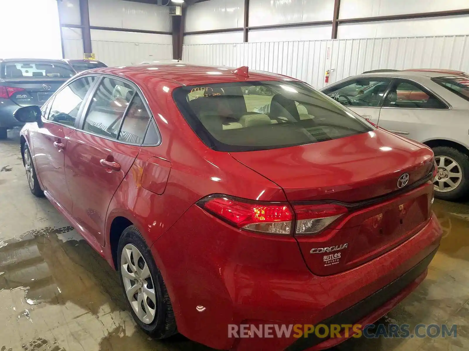 3 Photograph of a damaged car JTDEPRAE2LJ019129 TOYOTA COROLLA 2020