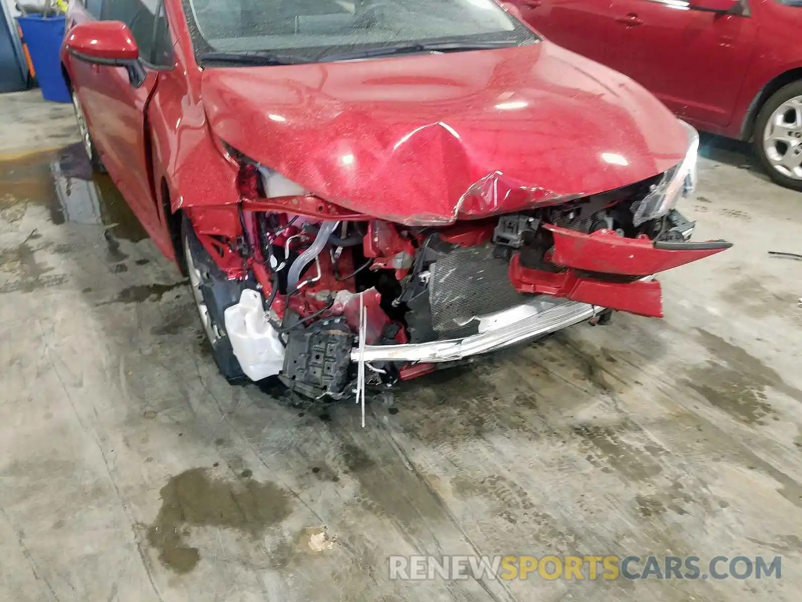 9 Photograph of a damaged car JTDEPRAE2LJ019129 TOYOTA COROLLA 2020