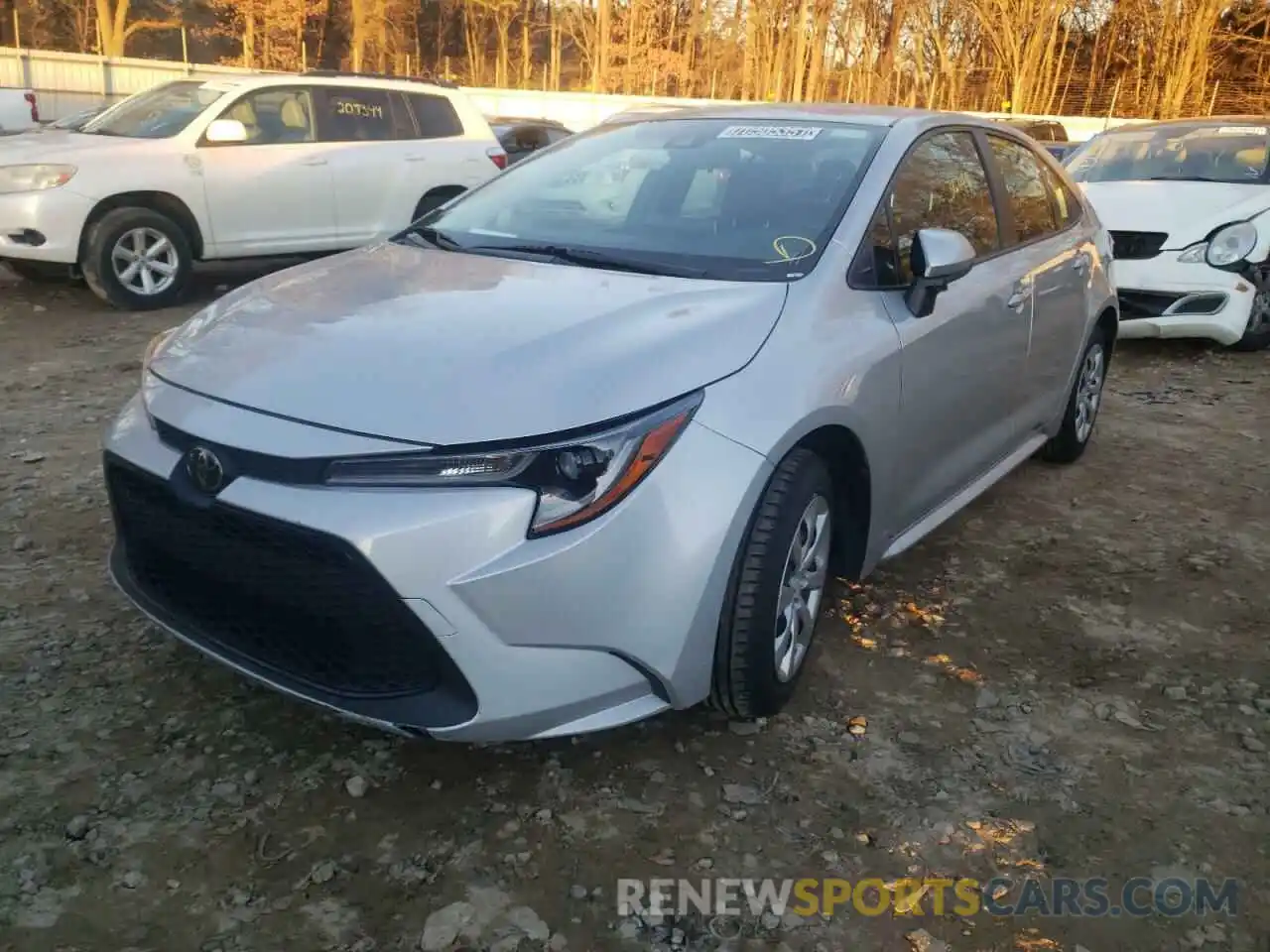 2 Photograph of a damaged car JTDEPRAE2LJ019423 TOYOTA COROLLA 2020