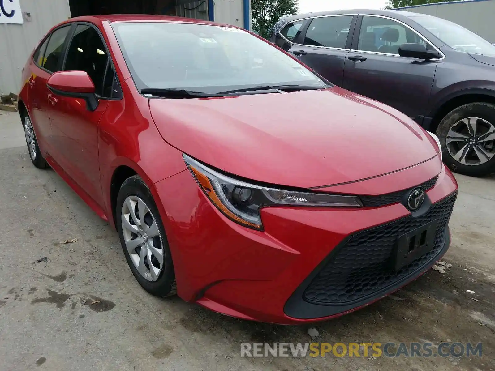 1 Photograph of a damaged car JTDEPRAE2LJ019437 TOYOTA COROLLA 2020