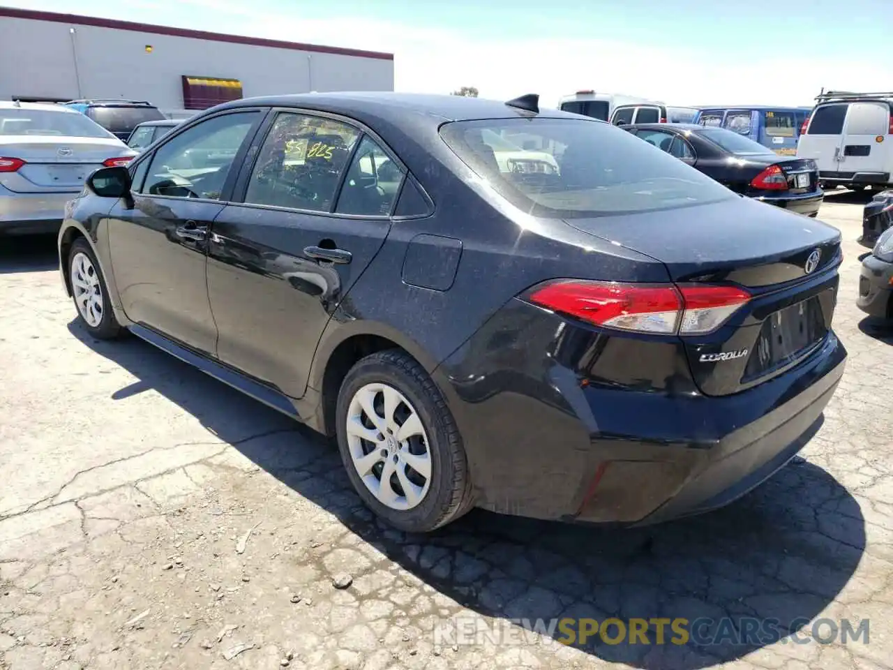 3 Photograph of a damaged car JTDEPRAE2LJ019499 TOYOTA COROLLA 2020