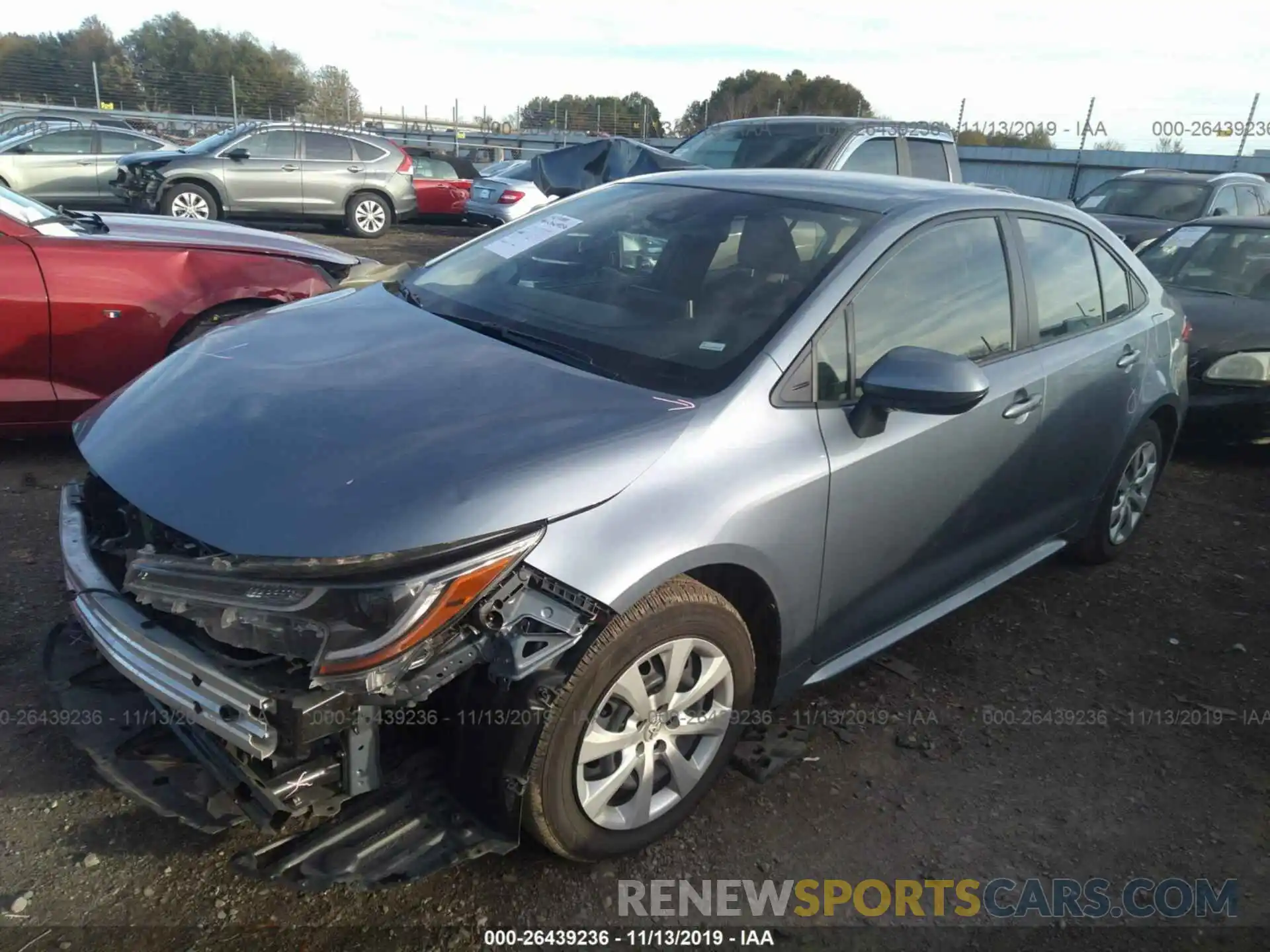 2 Photograph of a damaged car JTDEPRAE2LJ019566 TOYOTA COROLLA 2020