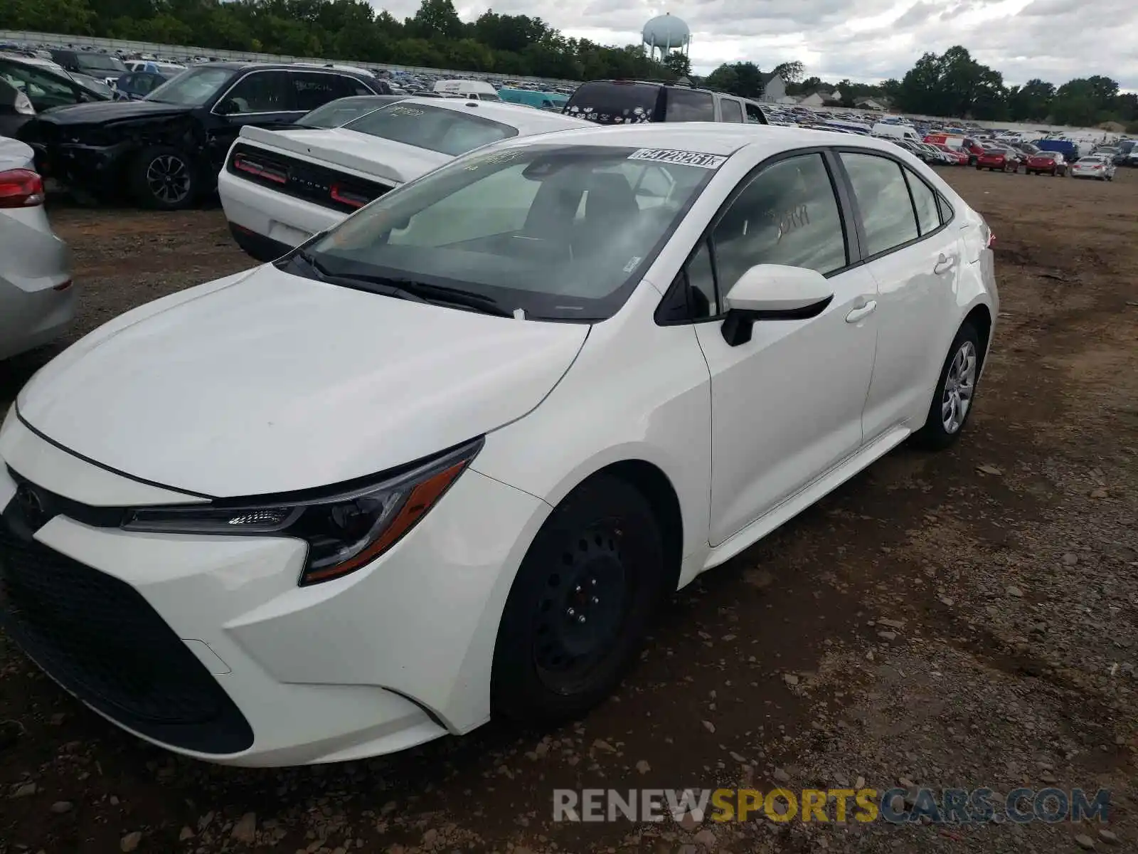 2 Photograph of a damaged car JTDEPRAE2LJ019597 TOYOTA COROLLA 2020