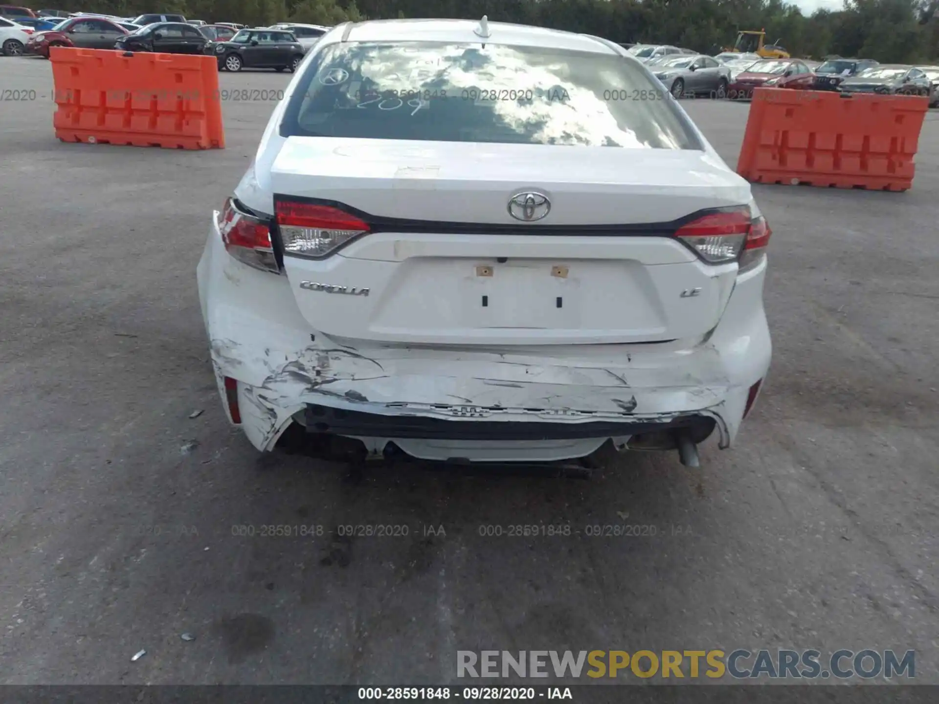 6 Photograph of a damaged car JTDEPRAE2LJ019633 TOYOTA COROLLA 2020