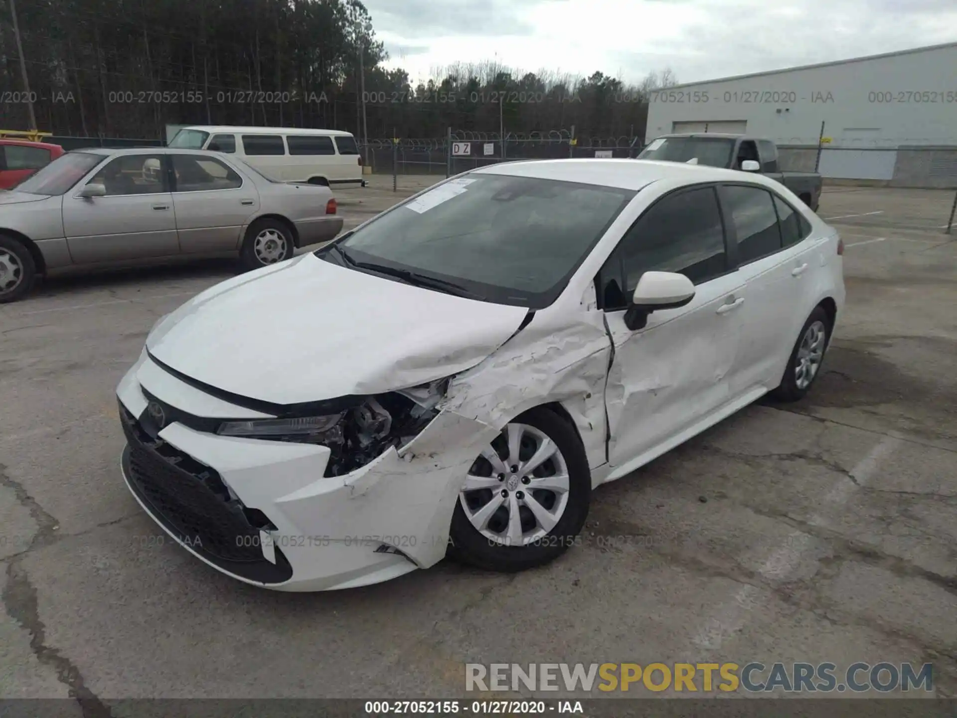 2 Photograph of a damaged car JTDEPRAE2LJ019647 TOYOTA COROLLA 2020