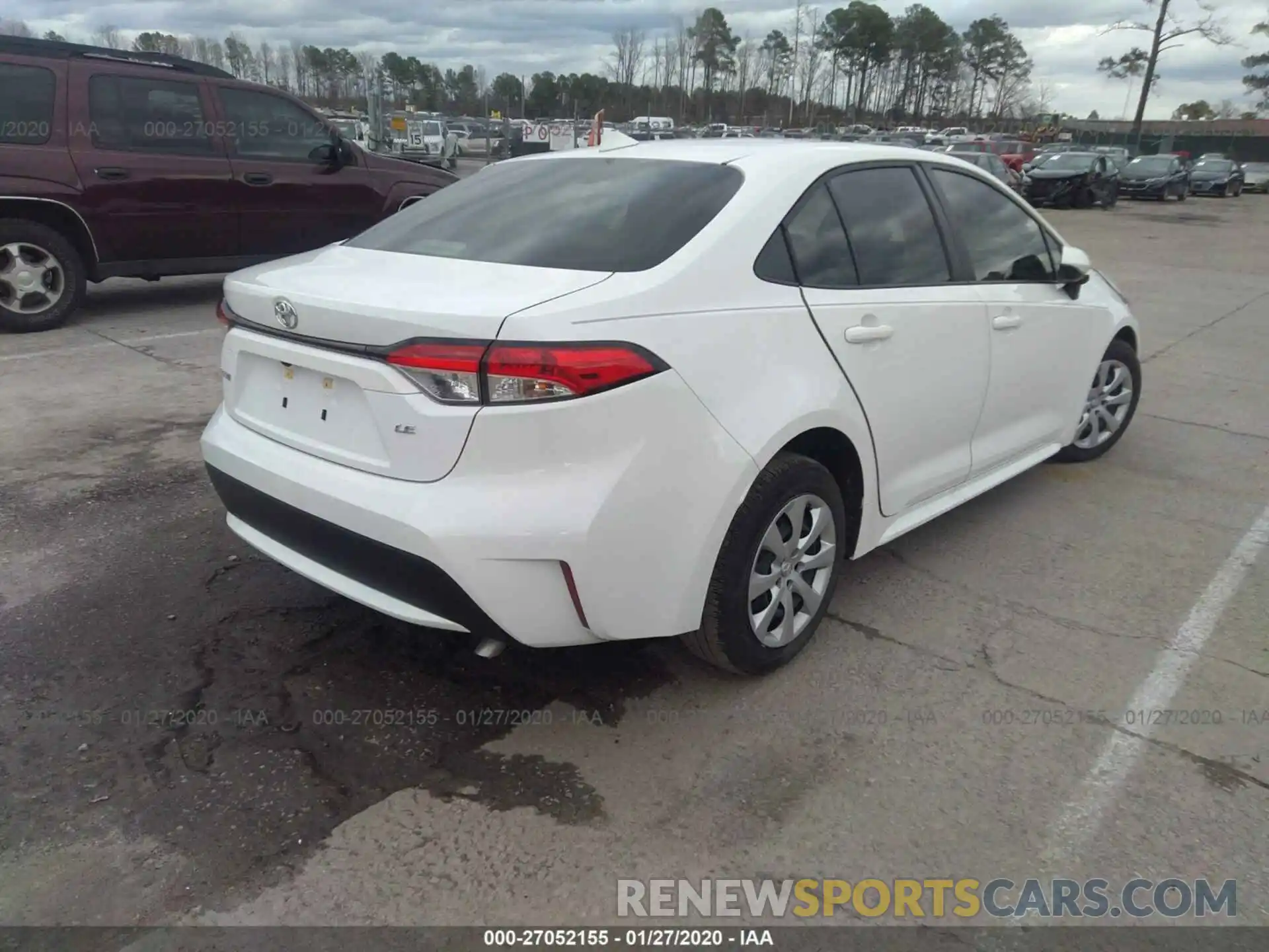 4 Photograph of a damaged car JTDEPRAE2LJ019647 TOYOTA COROLLA 2020