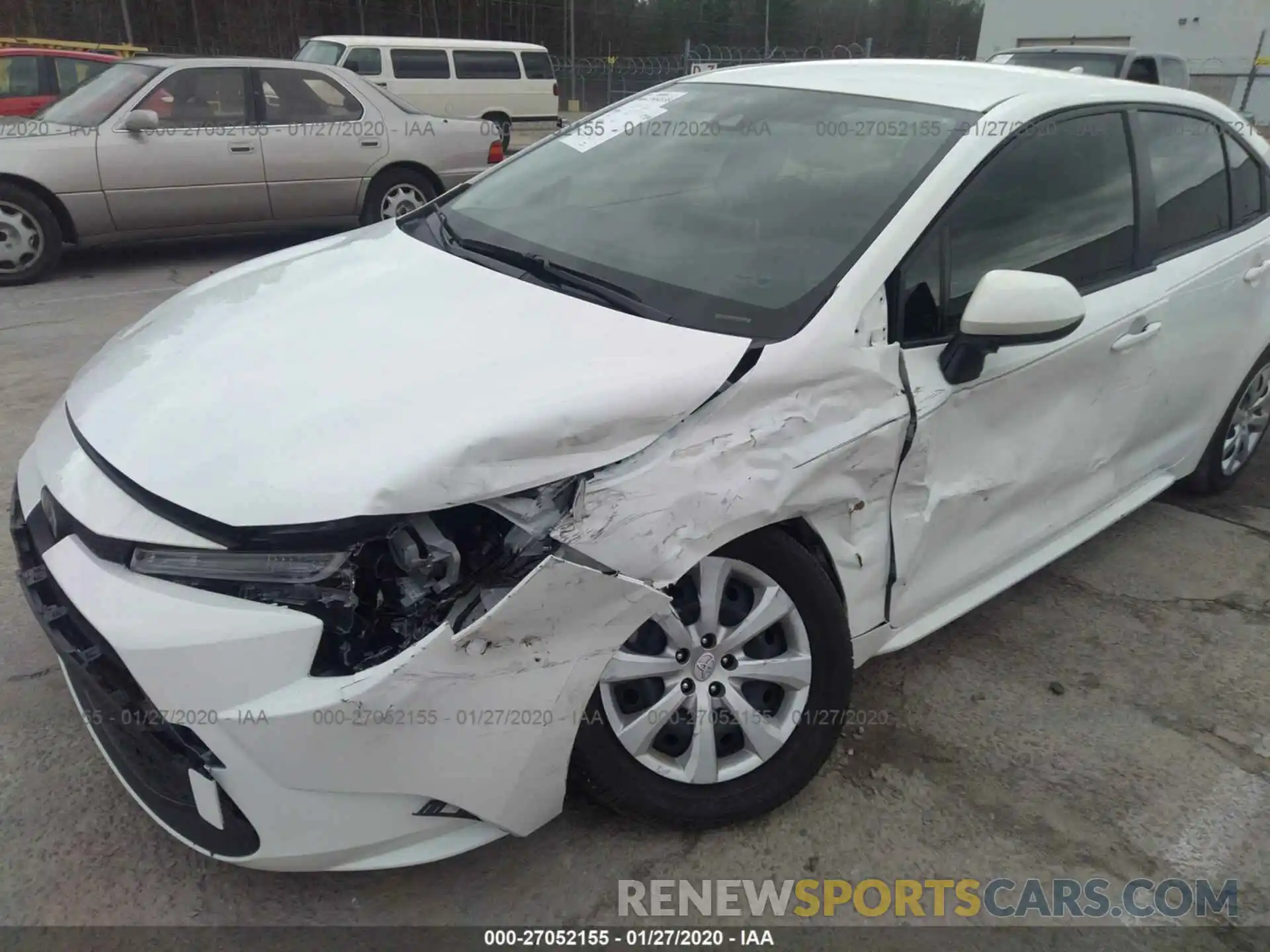 6 Photograph of a damaged car JTDEPRAE2LJ019647 TOYOTA COROLLA 2020