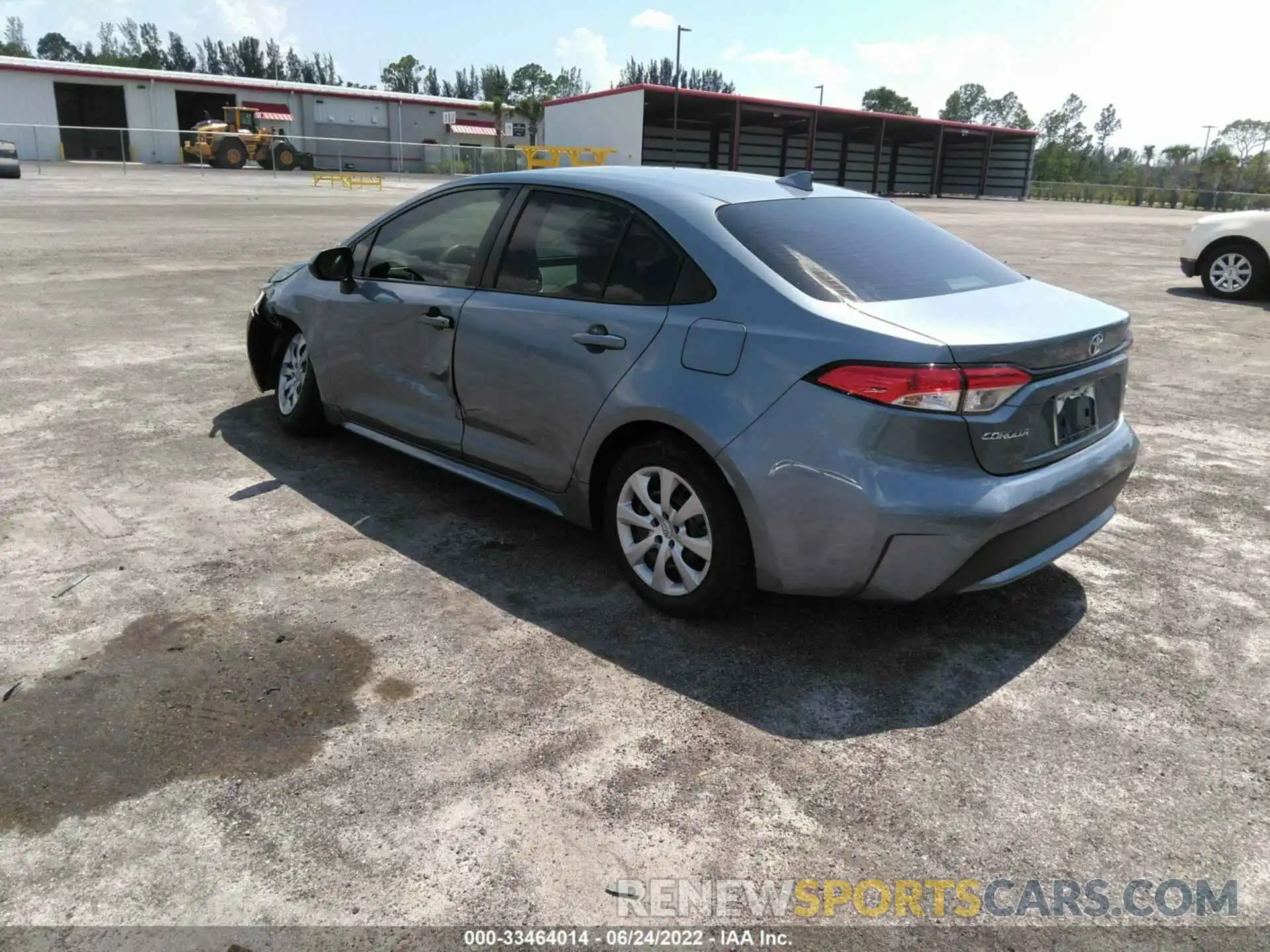 3 Photograph of a damaged car JTDEPRAE2LJ019714 TOYOTA COROLLA 2020