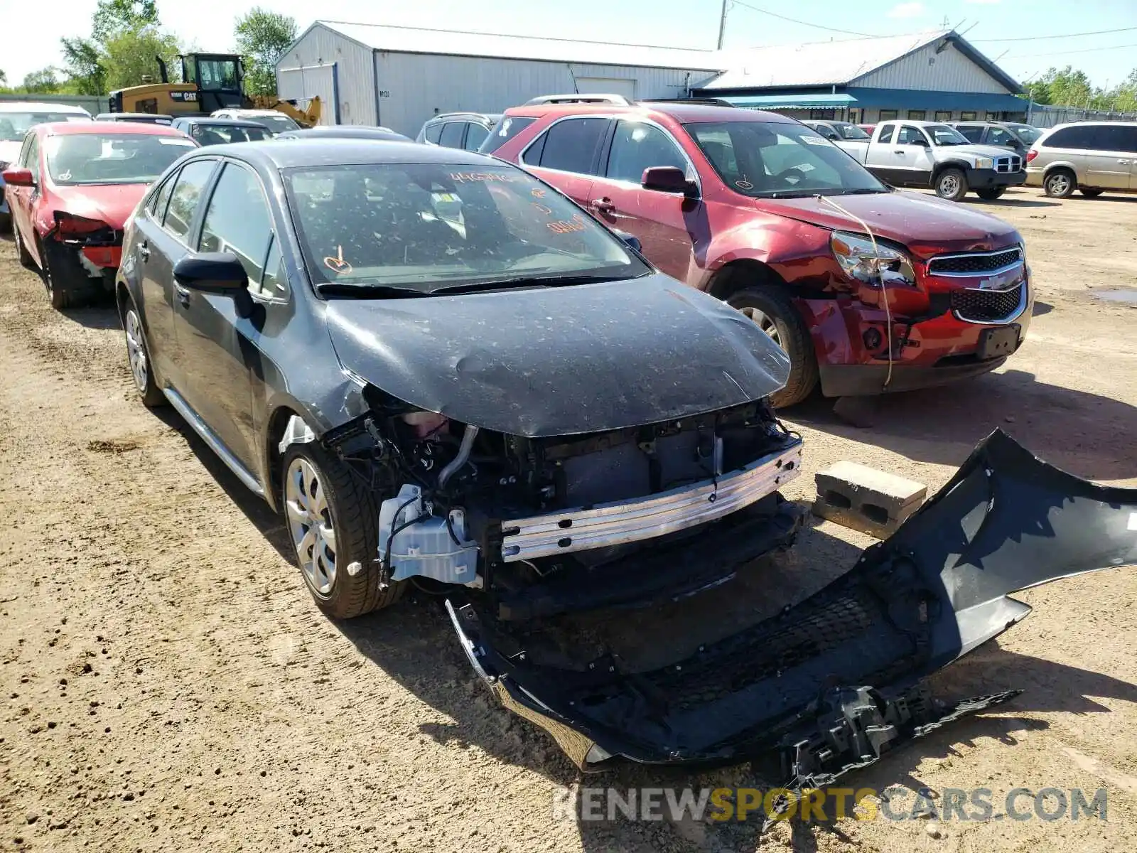 1 Photograph of a damaged car JTDEPRAE2LJ020619 TOYOTA COROLLA 2020