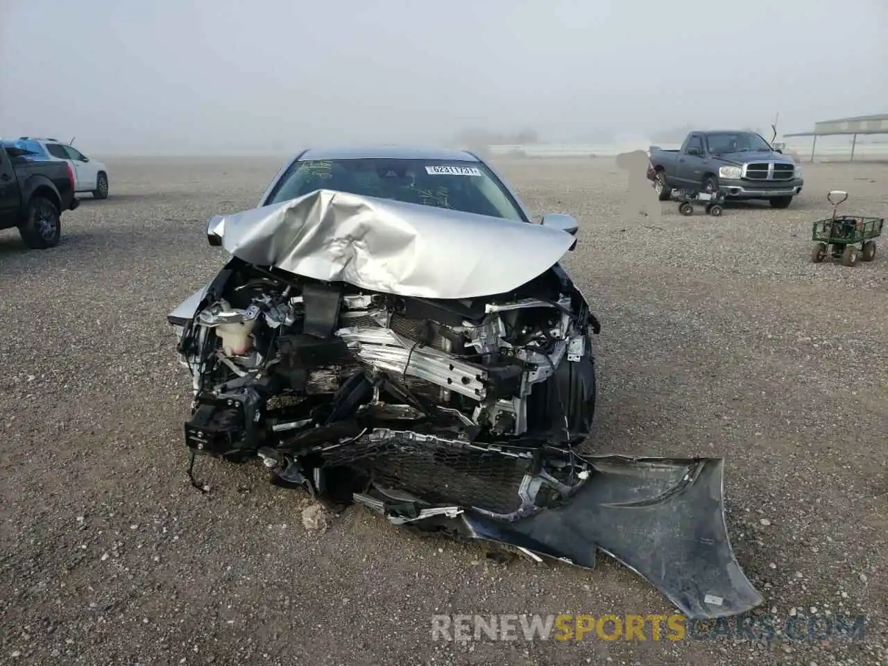 7 Photograph of a damaged car JTDEPRAE2LJ020796 TOYOTA COROLLA 2020