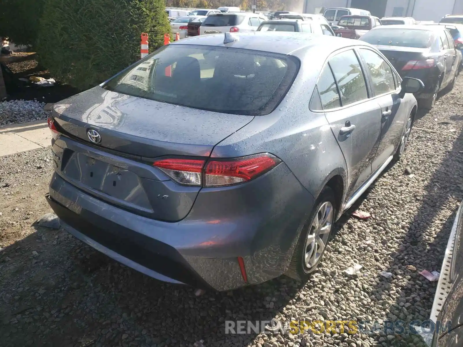 4 Photograph of a damaged car JTDEPRAE2LJ020829 TOYOTA COROLLA 2020