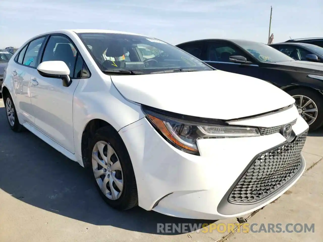 1 Photograph of a damaged car JTDEPRAE2LJ021026 TOYOTA COROLLA 2020