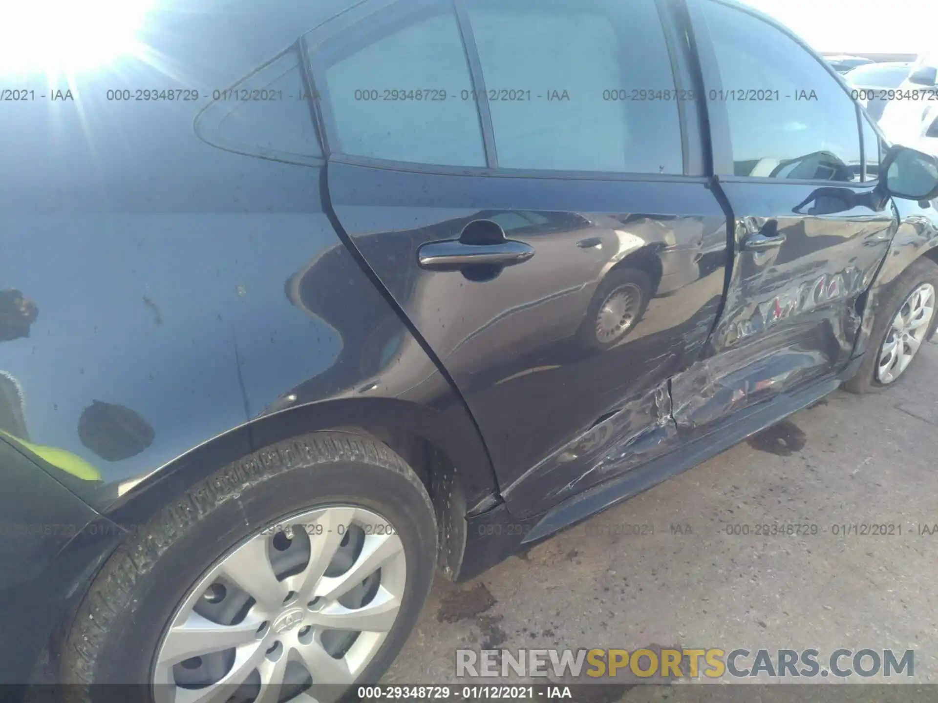 6 Photograph of a damaged car JTDEPRAE2LJ021186 TOYOTA COROLLA 2020