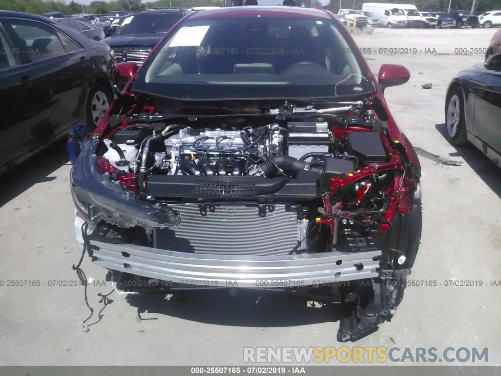 6 Photograph of a damaged car JTDEPRAE2LJ021964 TOYOTA COROLLA 2020