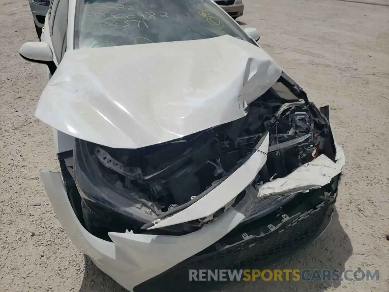 9 Photograph of a damaged car JTDEPRAE2LJ022371 TOYOTA COROLLA 2020