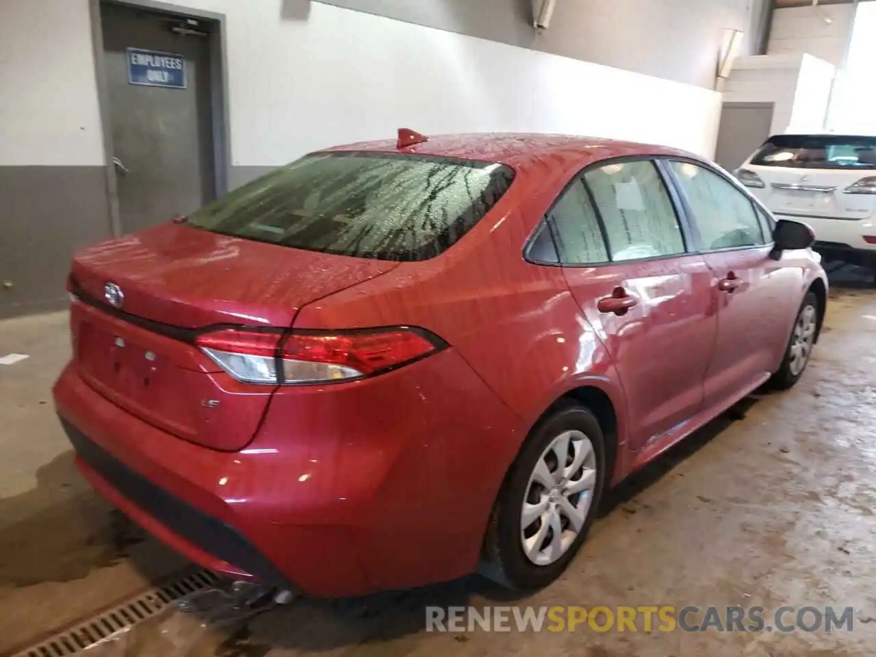 4 Photograph of a damaged car JTDEPRAE2LJ022757 TOYOTA COROLLA 2020